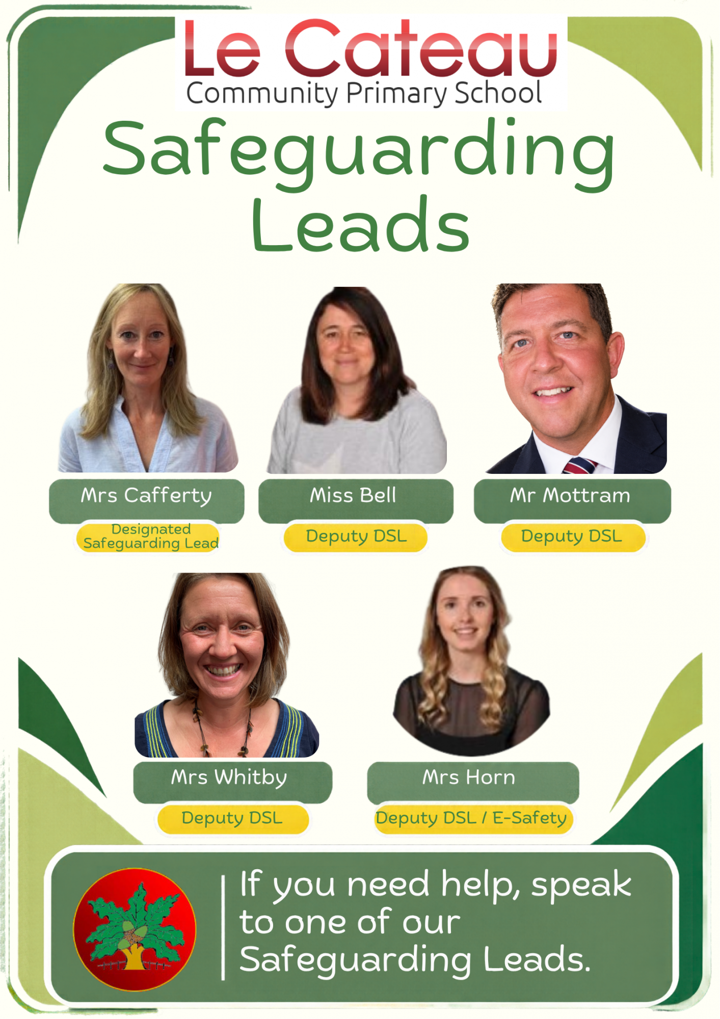 Safeguarding Lead Poster